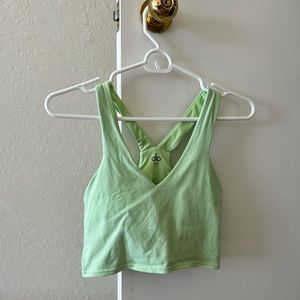 Alo Yoga Real Bra Tank - Neon Lime